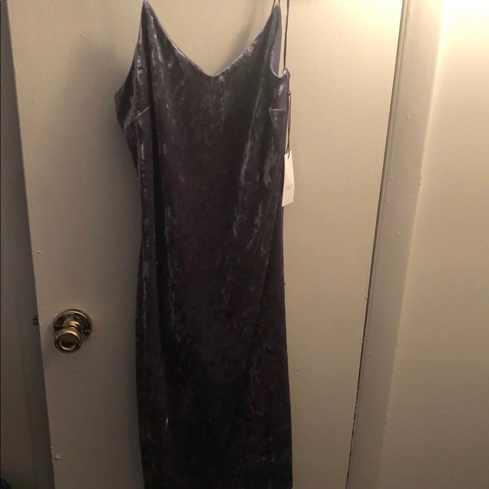 Crushed Velvet Bodycon Slip Dress